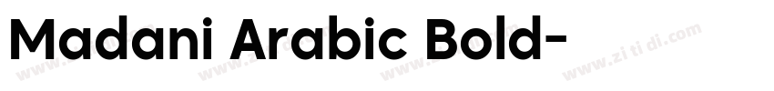 Madani Arabic Bold字体转换